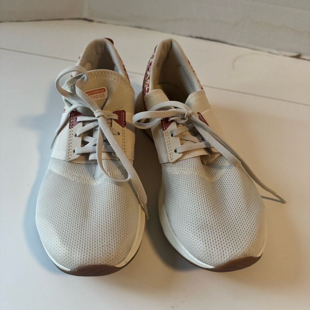 New Balance DynaSoft Nergize Sport V2 Women's Shoes Beige White Sz 9.5